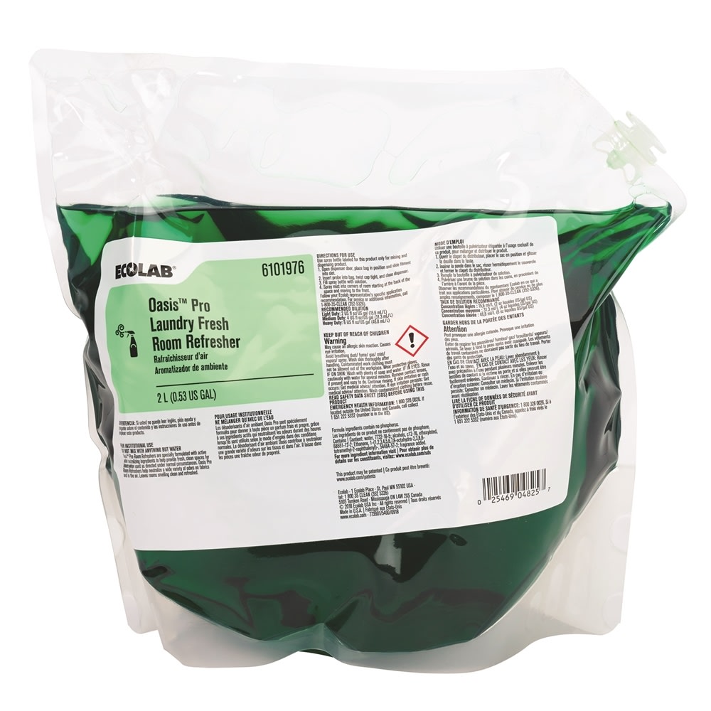 GuestSupply US | Ecolab® Oasis Laundry Fresh Room Refresher, 2